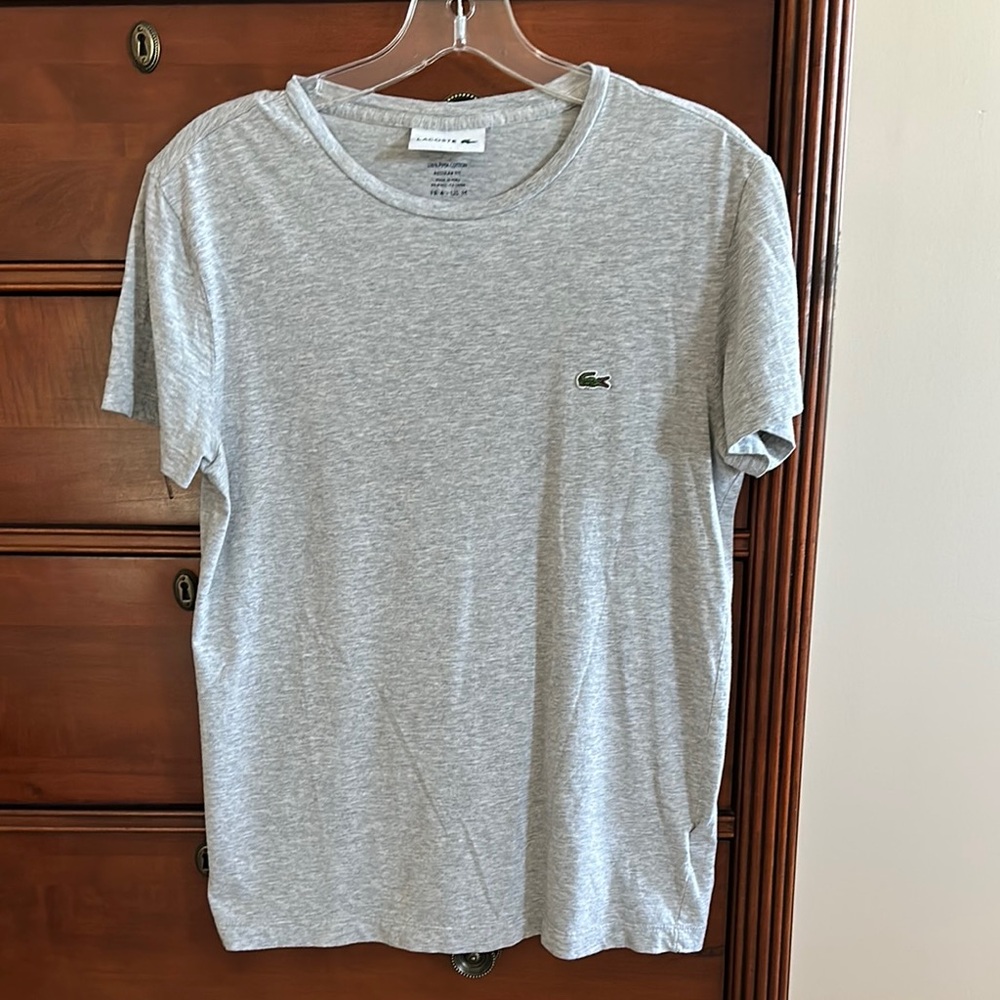 Lacoste gray men’s tee shirt